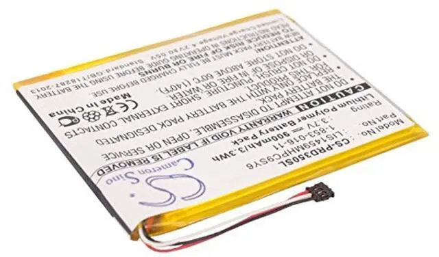 Alt view image 2 of 6 - Cameron Sino Battery for Sony PRS-350, PRS-350SC, PRS-650, PRS-650BC, PRS-650RC PN:Sony 1-853-016-11, LIS1459MHPC9SY6) 900mAh