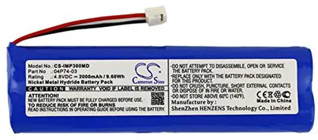 Alt view image 3 of 4 - Cameron Sino Battery forAbbott Analyzer Printer i-STAT Printer I-Stat Printer PR-300 PN: 04P74-03 2000mAh / 9.60Wh
