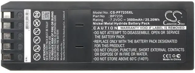 Main image of Cameron Sino Battery for Fluke 700 Calibrator, DSP-100, DSP-2000, DSP-4000, DSP-4000PL, DSP4100, DSP4300 cable tester, Impulse 6000D, 3500mAh