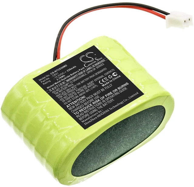 Alt view image 3 of 6 - Cameron Sino Battery for Natus CT+ Doppler, DOP CT, FreeDOP PN:Natus C631 230mAh / 2.76Wh