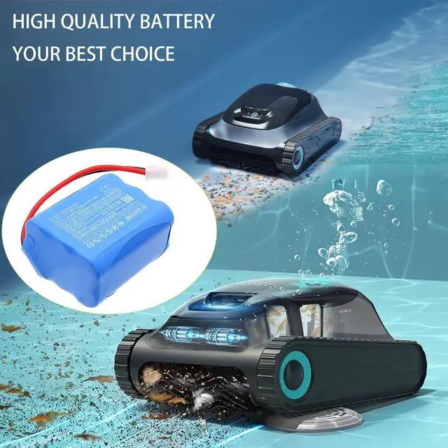 Alt view image 5 of 6 - CS Replacement Battery for Aiper SE Cordless Robotic Pool Cleaner PN:HYY0345175 5200mAh / 57.72Wh