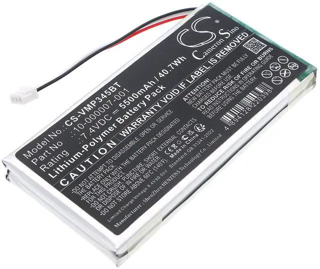 Main image of CS Replacement Battery for Vivint CP01 Control Panel,Sky Master Control Panel,Troubleshooti PN:10-000007-001 5500mAh / 40.7Wh