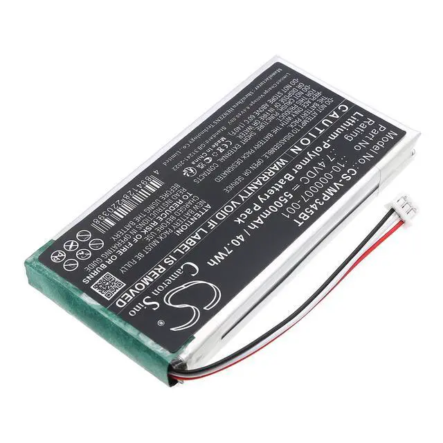 Alt view image 2 of 5 - CS Replacement Battery for Vivint CP01 Control Panel,Sky Master Control Panel,Troubleshooti PN:10-000007-001 5500mAh / 40.7Wh