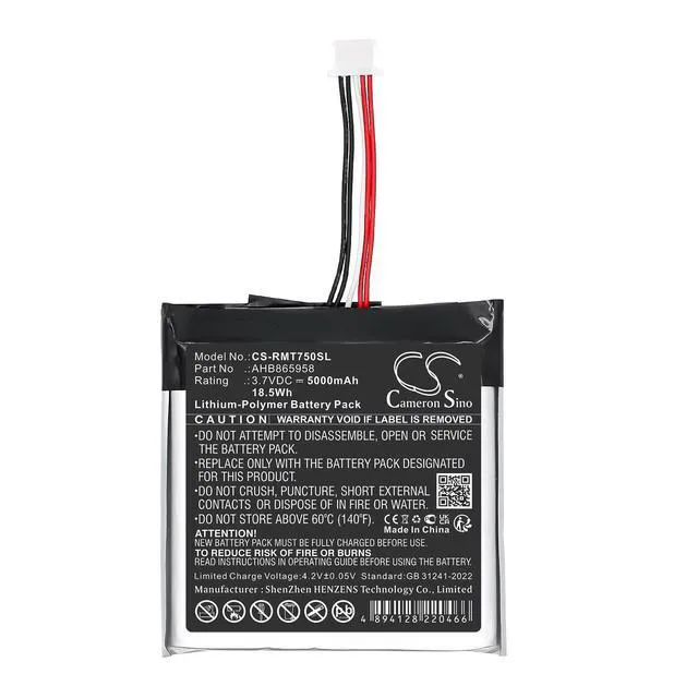 Alt view image 3 of 5 - CS Replacement Battery for Rand McNally TND-750 PN:AHB865958 5000mAh / 18.5Wh