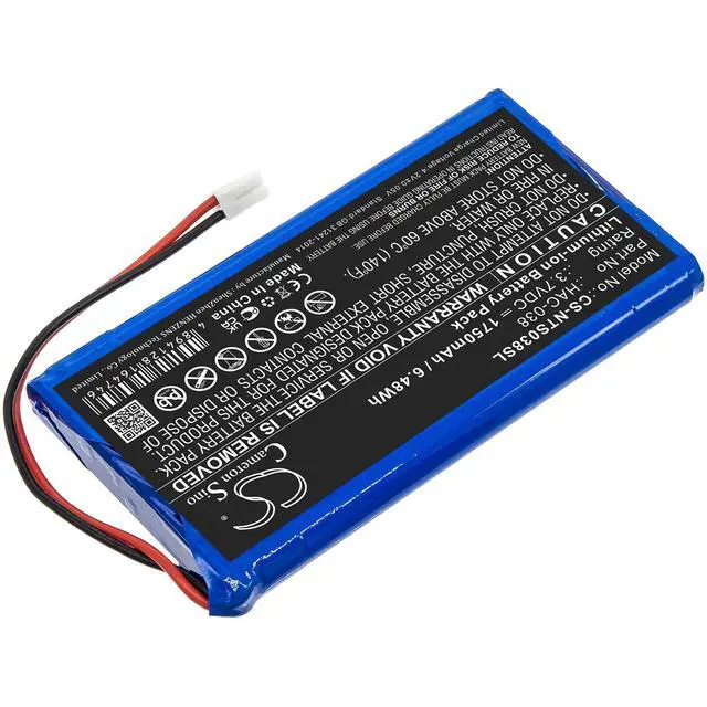 Alt view image 2 of 5 - CS Replacement Battery for Nintendo Mario Kart Live,Home Circuit PN:HAC-038,1670-9900 1750mAh / 6.48Wh