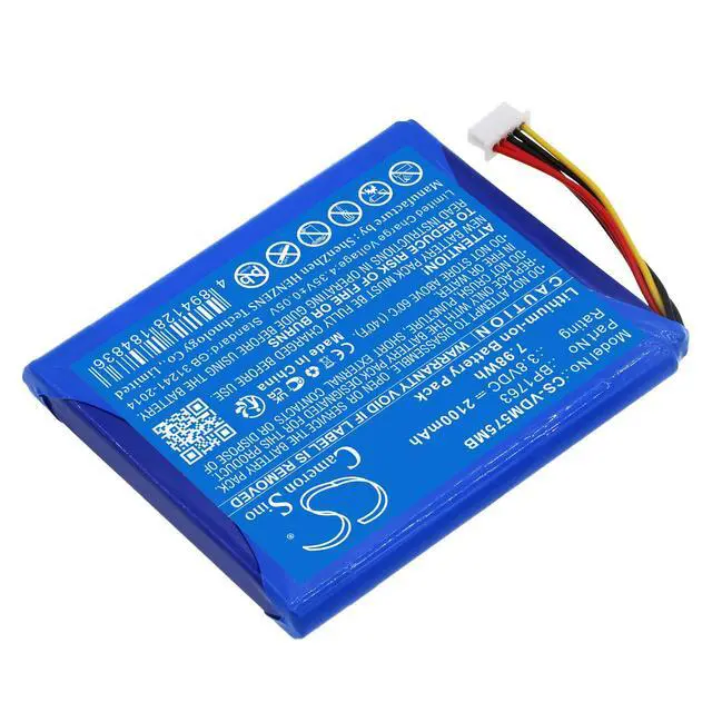 Alt view image 2 of 5 - CS Replacement Battery for LeapFrog,V-Tech LF2423 Video Baby Monitor PN: 2100mAh / 7.98Wh