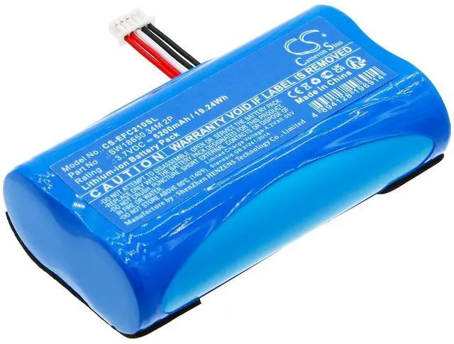 Main image of CS Replacement Battery for Eufy 2C Pro indoor Camera,2C Security Camera,2C Wireless Door PN:SW18650 34M 2P 5200mAh / 19.24Wh
