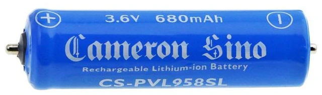 Alt view image 3 of 4 - CS Replacement Battery for National epilator ES2067,ER-DGP74,ER-DGP80,ER-DGP82,ER-DGP84,ER-DGP86,ER-FGP80 PN: 680mAh / 2.45Wh