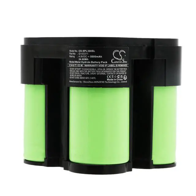 Alt view image 5 of 5 - CS Replacement Battery for Spectra Precision LL400,LL300,LL300N,HV301,HV301G,GL412,GL4x2,HV40 PN:Q103311 5000mAh / 24Wh