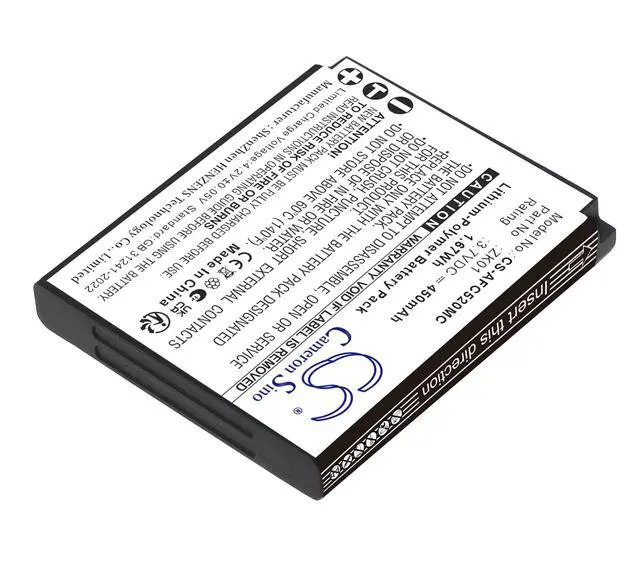 Alt view image 3 of 4 - CS Replacement Battery for AgfaPhoto Realishot DC5200 PN:ZK01 450mAh / 1.67Wh