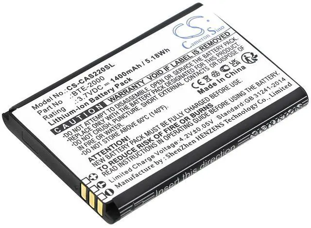 Main image of CS Replacement Battery for CATERPILLAR,CAT CAT S22,CAT S22 Flip PN:BTE-2000 1400mAh / 5.18Wh