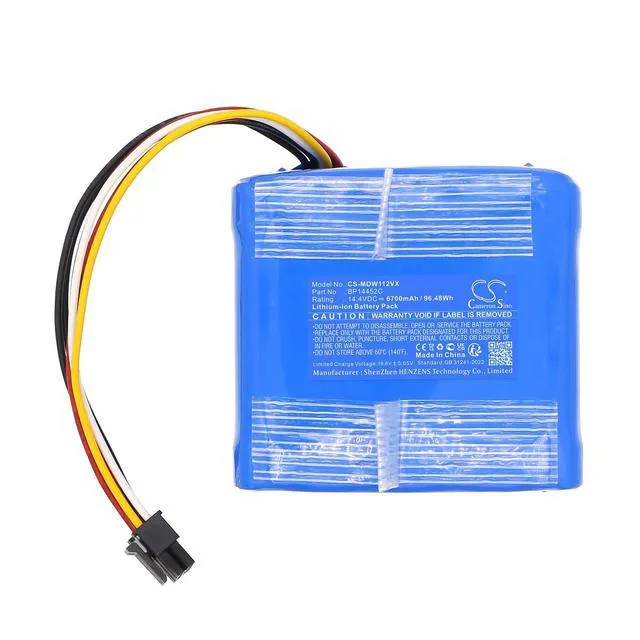 Alt view image 3 of 5 - CS Replacement Battery for ETA,Media,Eureka 5241 Aurum,6241 Aurum PN:98600,BP14452C 6700mAh / 96.48Wh