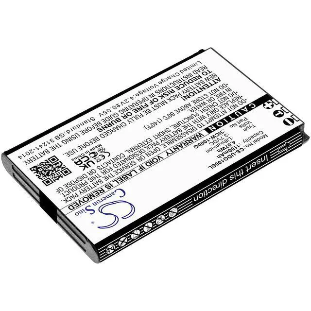 Alt view image 2 of 4 - CS Replacement Battery for UniData,Incom ICW-1000G,WPU-7800 PN:ICW-1000G 1100mAh / 4.07Wh