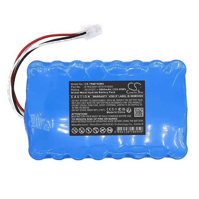 Alt view image 3 of 5 - CS Replacement Battery for Air Liquide,Taema Monnal T75 PN: 9000mAh / 216Wh