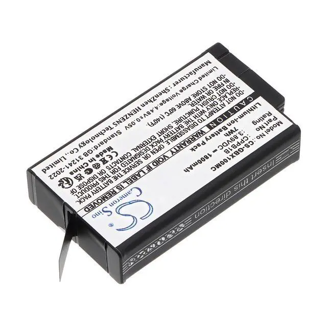 Alt view image 3 of 5 - CS Replacement Battery for GoPro Max 2, MAX2 PN:CPPB1B 1800mAh / 7Wh