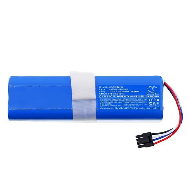 Alt view image 3 of 5 - CS Replacement Battery for Xiaomi BHR8859EU, BHR9220EU,BHR8158EU,BHR8159EU,D102-JZEU,D1 PN:P2150-4S2P-PTEV 5200mAh / 74.88Wh