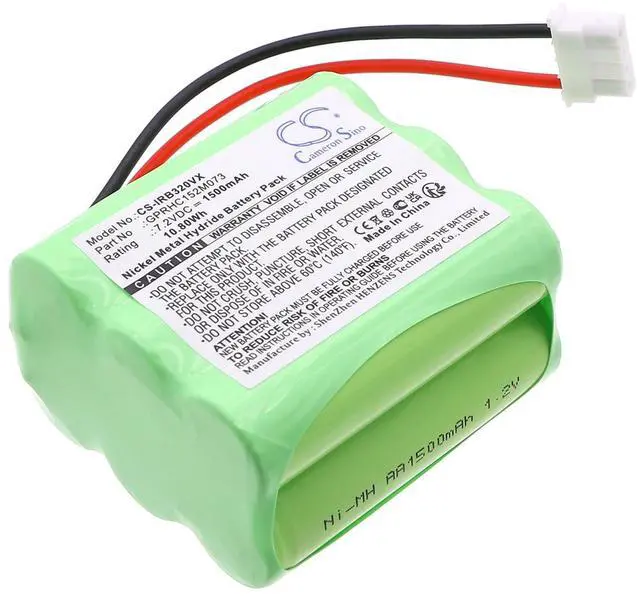 Main image of CS Replacement Battery for iRobot Braava 320,Braava 321 PN:GPRHC152M073,4408927 1500mAh / 10.8Wh