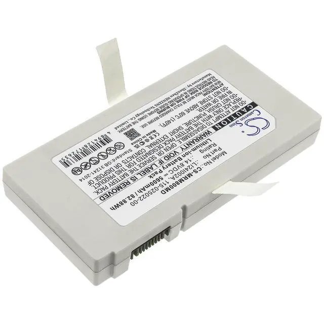 Alt view image 2 of 5 - CS Replacement Battery for Mindray Consona N9,M8,M9, ME7,TE5,TE7,Ultrasound machine M9,Z70 PN:115-025022-00 5600mAh / 82.88Wh