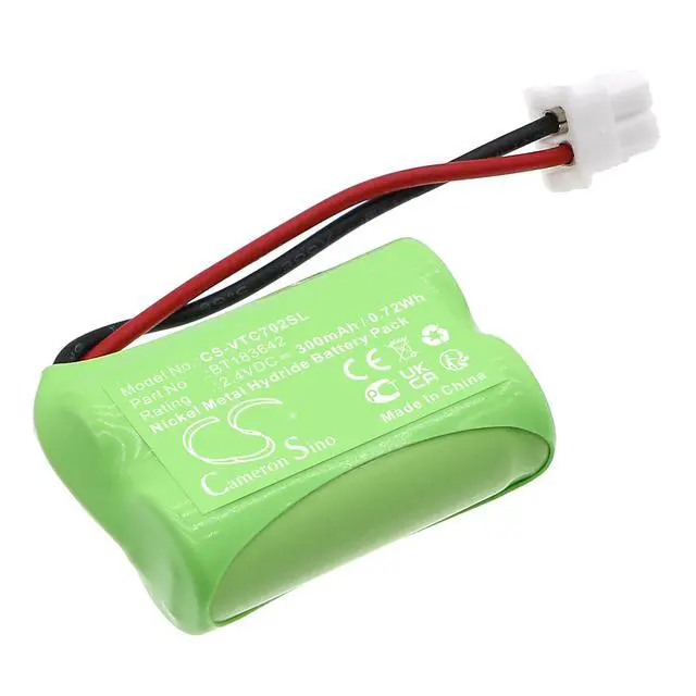 Main image of CS Replacement Battery for V Tech,Snom tion VCS702 Wireless Mic,LS1350B PN:BT283642,BT183642 300mAh / 0.72Wh