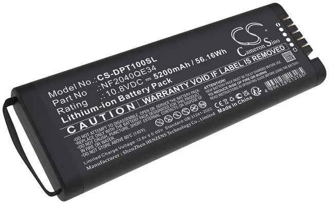Main image of CS Replacement Battery for Olympus EPOCH 650 PN:600-BAT-L-2,100559-05,U876005B 5200mAh / 56.16Wh