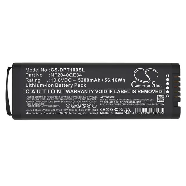 Alt view image 5 of 5 - CS Replacement Battery for Olympus EPOCH 650 PN:600-BAT-L-2,100559-05,U876005B 5200mAh / 56.16Wh
