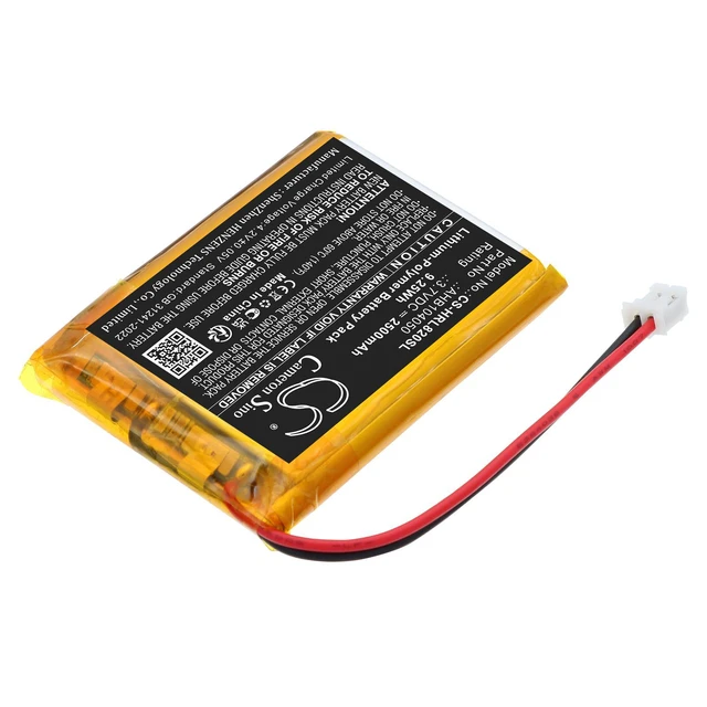 Alt view image 2 of 5 - CS Replacement Battery for Hairmax Laserbrand 82 PN:AHB104050 2500mAh / 9.25Wh