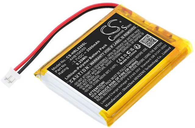 Main image of CS Replacement Battery for Hairmax Laserbrand 82 PN:AHB104050 2500mAh / 9.25Wh