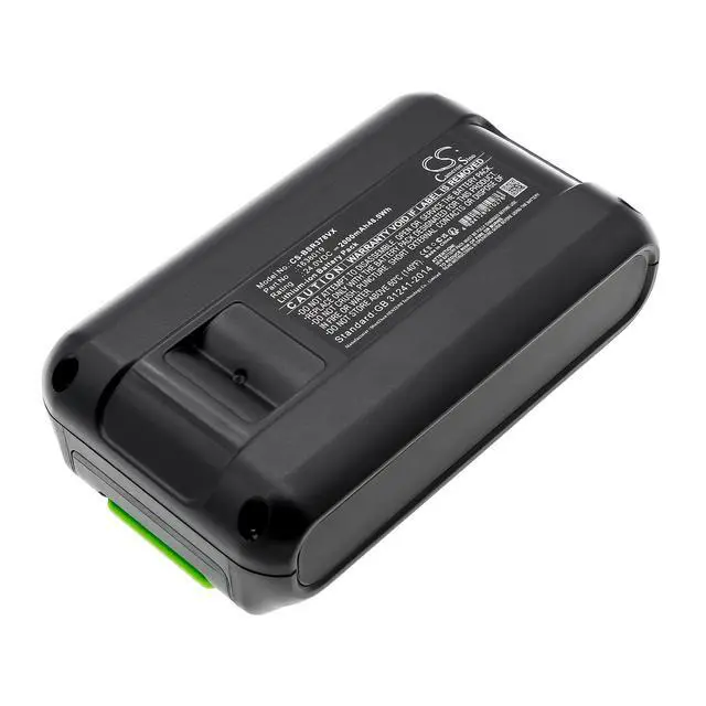 Alt view image 3 of 5 - CS Replacement Battery for Bissell 3789,3797W,3789U,Cleanview XR Stick Vacuum,3797V,3789X,3797 PN:1638019,1638 2000mAh / 48Wh