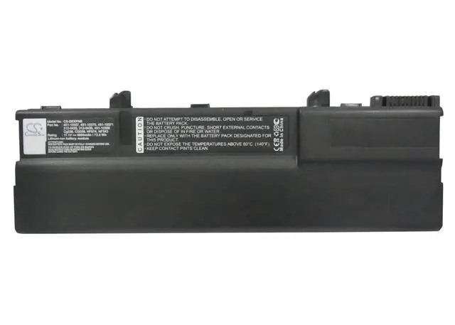 Alt view image 5 of 5 - CS Replacement Battery for Dell XPS M1210 PN:312-0435,312-0436,451-10356,451-10357,451-10370,451-10371,CG03 6600mAh / 73.26Wh