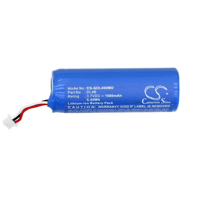 Alt view image 3 of 5 - CS Replacement Battery for 3GEN DermLite 4,DermLite DL4W PN:DL4-1306a,DL4B 1500mAh / 5.55Wh