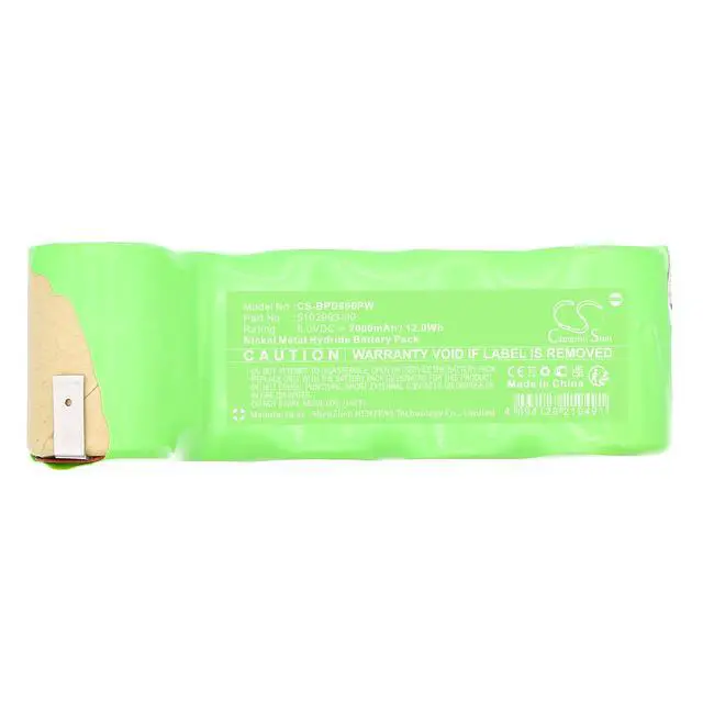 Alt view image 4 of 5 - CS Replacement Battery for Black & Decker PD600,PD600G,PD700G PN:5102993-00 2000mAh / 12Wh