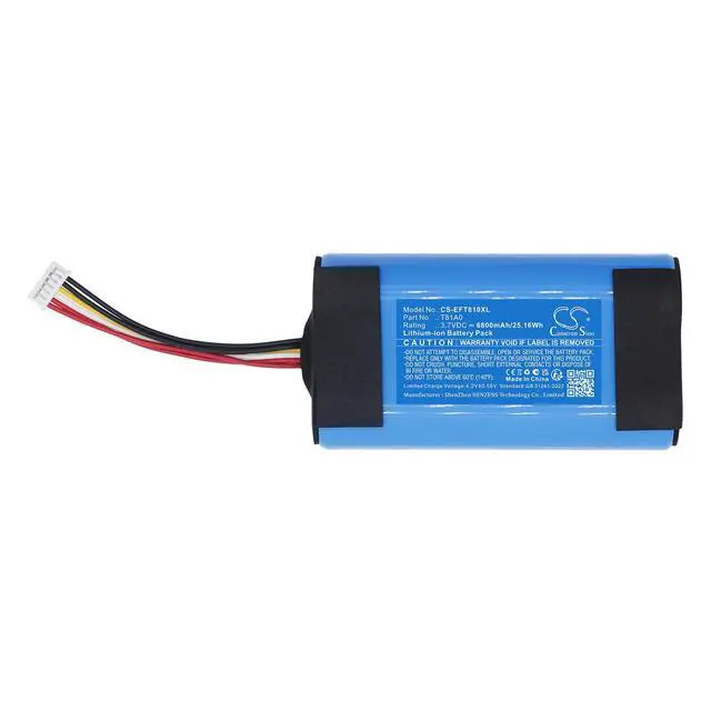 Alt view image 3 of 5 - CS Replacement Battery for Eufy S120 Solar Wall Light Cam,Security Solar Wall Light Cam S120, T81A0 PN:T81 6800mAh / 25.16Wh