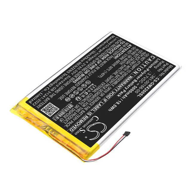 Alt view image 2 of 5 - CS Replacement Battery for Garmin Zumo XT2 PN:361-00166-00 5000mAh / 18.5Wh