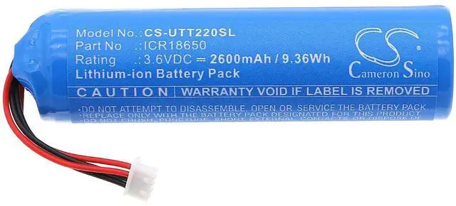 Alt view image 3 of 5 - CS Replacement Battery for UNI-T UTi220B,UTi220B Heavy Duty Thermal Camera,UTi22A,UTi22A Heavy D PN:ICR18650 2600mAh / 9.36Wh