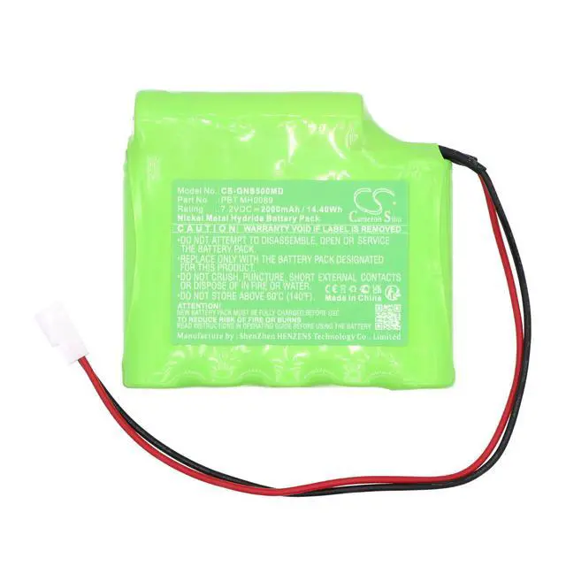 Alt view image 3 of 5 - CS Replacement Battery for Globus Genesy 300,Genesy 500,Genesy 600,Genesy 1000,Genesy 1200,Gen PN:PBT MH0089 2000mAh / 14.4Wh
