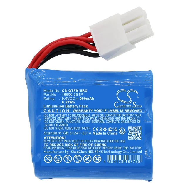 Alt view image 3 of 5 - CS Replacement Battery for GPToys Foxx 9115,Foxx 9116,Foxx S911,Foxx S912,Foxx Hosim S911,Foxx Hosim S912,F PN:16500-3S1P /