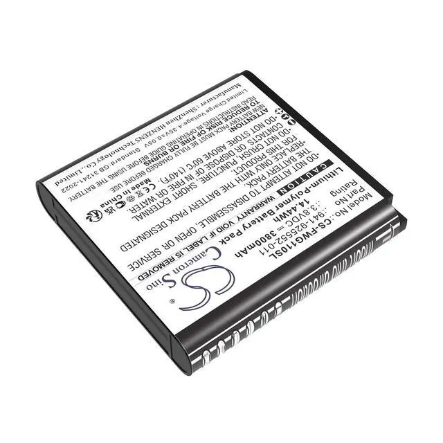 Alt view image 2 of 5 - CS Replacement Battery for Franklin Wireless,JexStream RG1100 PN:941-925552-011 3800mAh / 14.44Wh