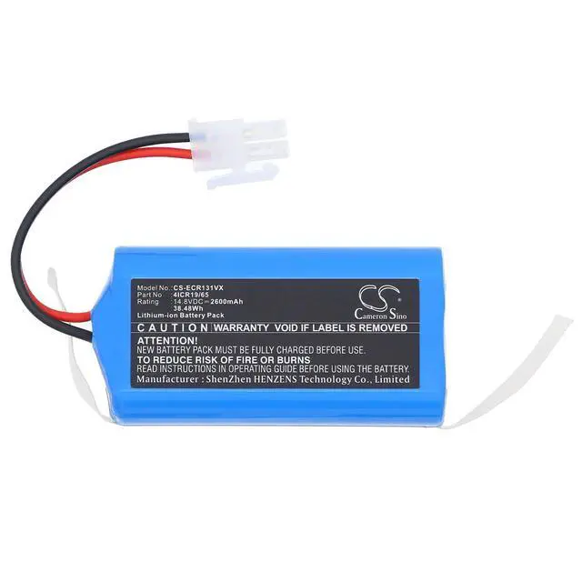 Alt view image 3 of 5 - CS Replacement Battery for Silvercrest,Ecovacs,Zaco,ETA,Dibea,Ilife,Evolveo SSR1,SSRA1 PN: 2600mAh / 38.48Wh