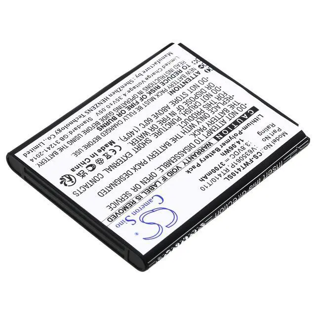 Alt view image 2 of 3 - CS Replacement Battery for Franklin Wireless T10,RT410 PN:V635061P,RT410/T10 3700mAh / 14.06Wh