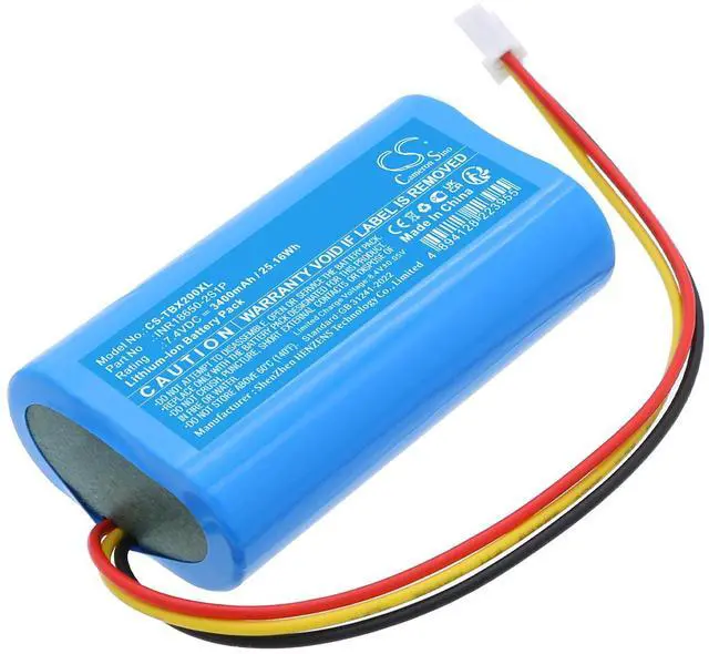 Main image of CS Replacement Battery for Tribit Stormbox Bluetooth Speaker,XSound Plus 2 Bluetooth Speaker PN:INR18650-2S 3400mAh / 25.16Wh