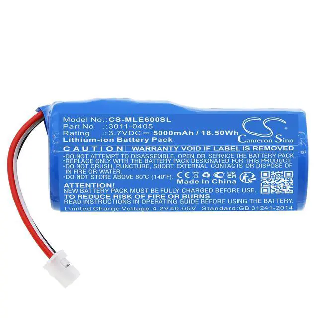 Alt view image 3 of 5 - CS Replacement Battery for Minelab Equinox 600,Equinox 800 PN:3011-0405 5000mAh / 18.5Wh