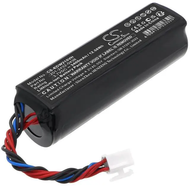 Main image of CS Replacement Battery for Ecovacs Winbot Mini,Winbot W1S,Winbot W2 Pro PN:201-2432-0438,S32-LI-36-3000 3400mAh / 12.58Wh