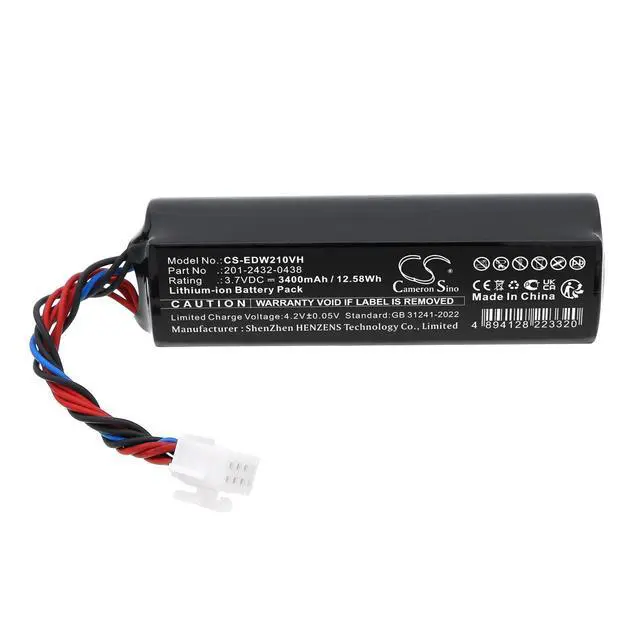 Alt view image 5 of 5 - CS Replacement Battery for Ecovacs Winbot Mini,Winbot W1S,Winbot W2 Pro PN:201-2432-0438,S32-LI-36-3000 3400mAh / 12.58Wh