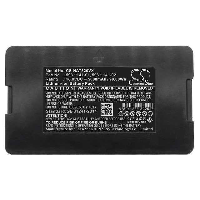 Alt view image 5 of 5 - CS Replacement Battery for Husqvarna Automower 430XH 2019, Automower 450X 2019, Automower 450 PN:529 60 68-01 5000mAh / 90Wh
