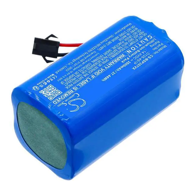 Alt view image 2 of 5 - CS Replacement Battery for Bissell 3571,P3571+,Readyclean A3 Robotic Mop,ReadyClean Robot A3,R PN:D126-4S1P 2600mAh / 37.44Wh