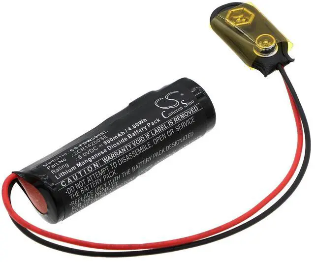 Main image of CS Replacement Battery for FDK,Bosch 1070085767-102,F098218,11929GW,GEW11-W09,50111701 PN:2CR14250SE 800mAh / 4.8Wh