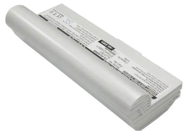 Alt view image 2 of 5 - CS Replacement Battery for Asus Eee PC 901,Eee PC 904,Eee PC 904HD,Eee PC 1000,Eee PC 1000H,Eee PN:AL23-901 6600mAh / 48.84Wh