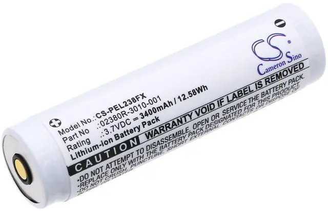 Main image of CS Replacement Battery for Pelican 7610 Tactical Flashlight,7620 Tactical Flashlight,50 PN:02380R-3010-000E 3400mAh / 12.58Wh