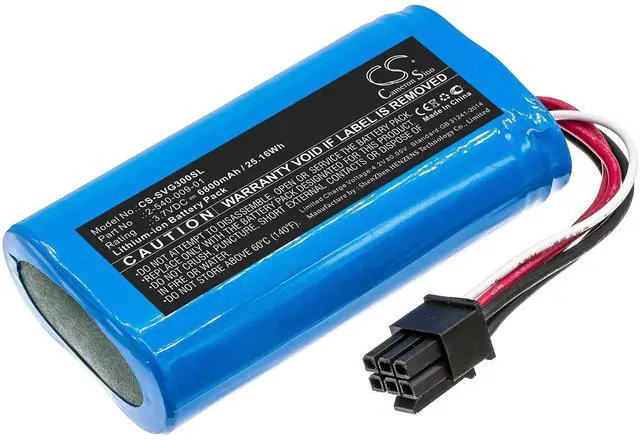 Main image of CS Replacement Battery for Soundcast VG3,SUD-VGBT03A,21391-VGBT03A PN:2-540-009-01 6800mAh / 25.16Wh