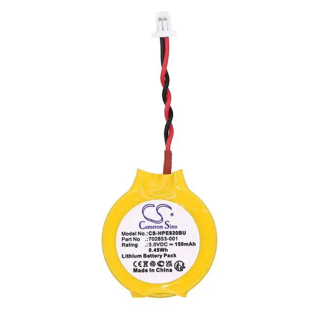 Alt view image 5 of 5 - CS Replacement Battery for HP EliteBook 820 G3,Folio 9470m,9480m,EliteBook Revolve 810 G3,Elite PN:702853-001 150mAh / 0.45Wh